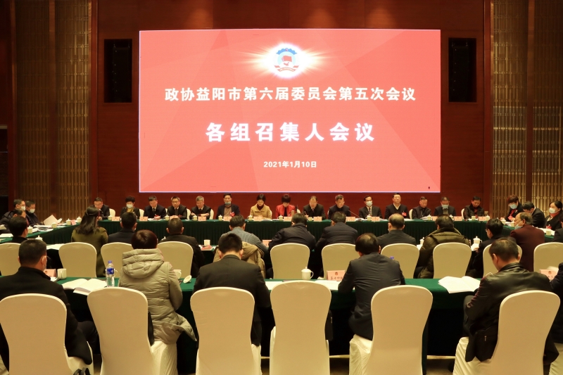 市政协六届五次会议各组召集人会议召开